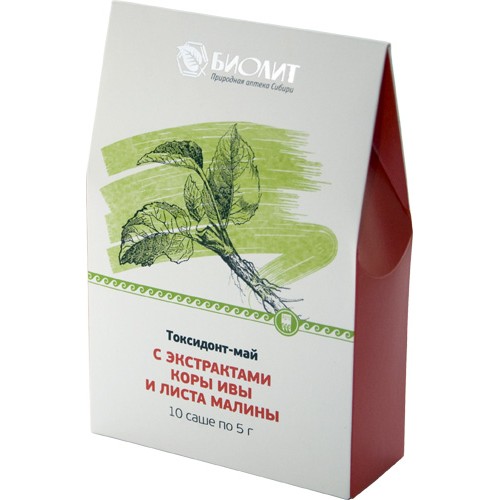 Купить Токсидонт-май с экстрактами коры ивы и листа малины  г. Тамбов  